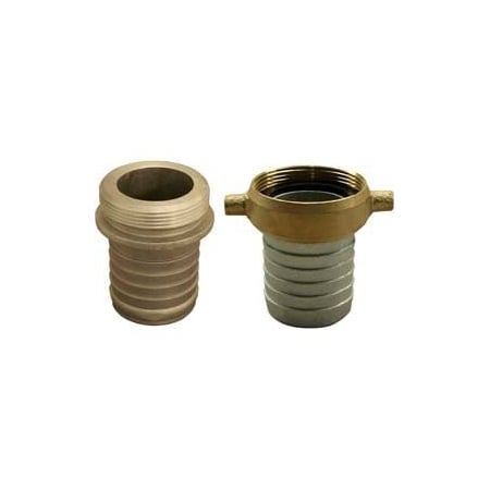 Apache 2" Aluminum Coupling Set Male & Female Short Shank Pair 97438105